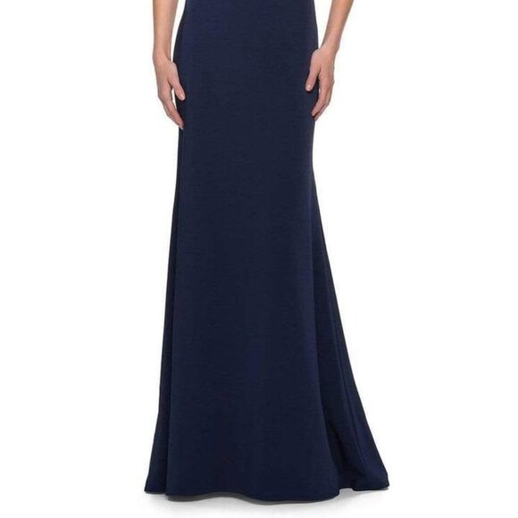 NWT La Femme 29537SC Evening Dress Mauve in Size 10 - Picture 2 of 6